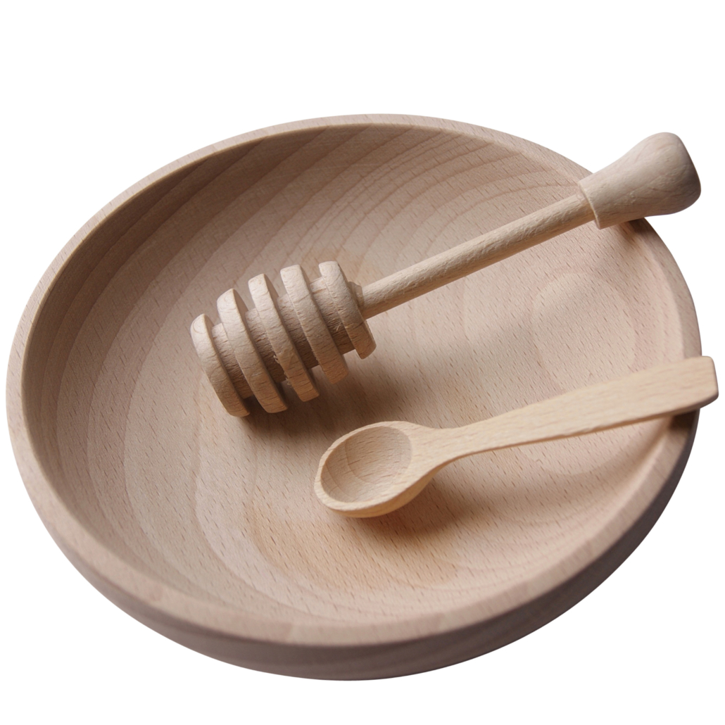 beech-wood-bowl-honey-spoon-made-wales-homeofjuniper-kitchen-sustianable-eco-friendly