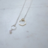 hexagon-necklace-rosequartz-necklace-lajuniper