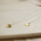 brass-heart-star-necklace-made-cornwall