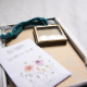 letterbox gift set - seeds - frame- flowery notebook - gift wrapped