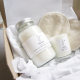 wellbeing subscription boxed bath salts, faced and candle