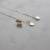 recycled-zero-waste-pebble-necklaces-gold-studs
